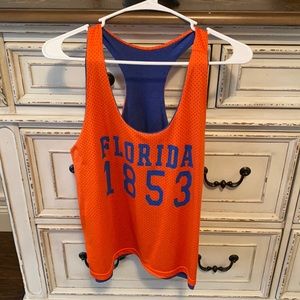 Florida gators halter top reversible